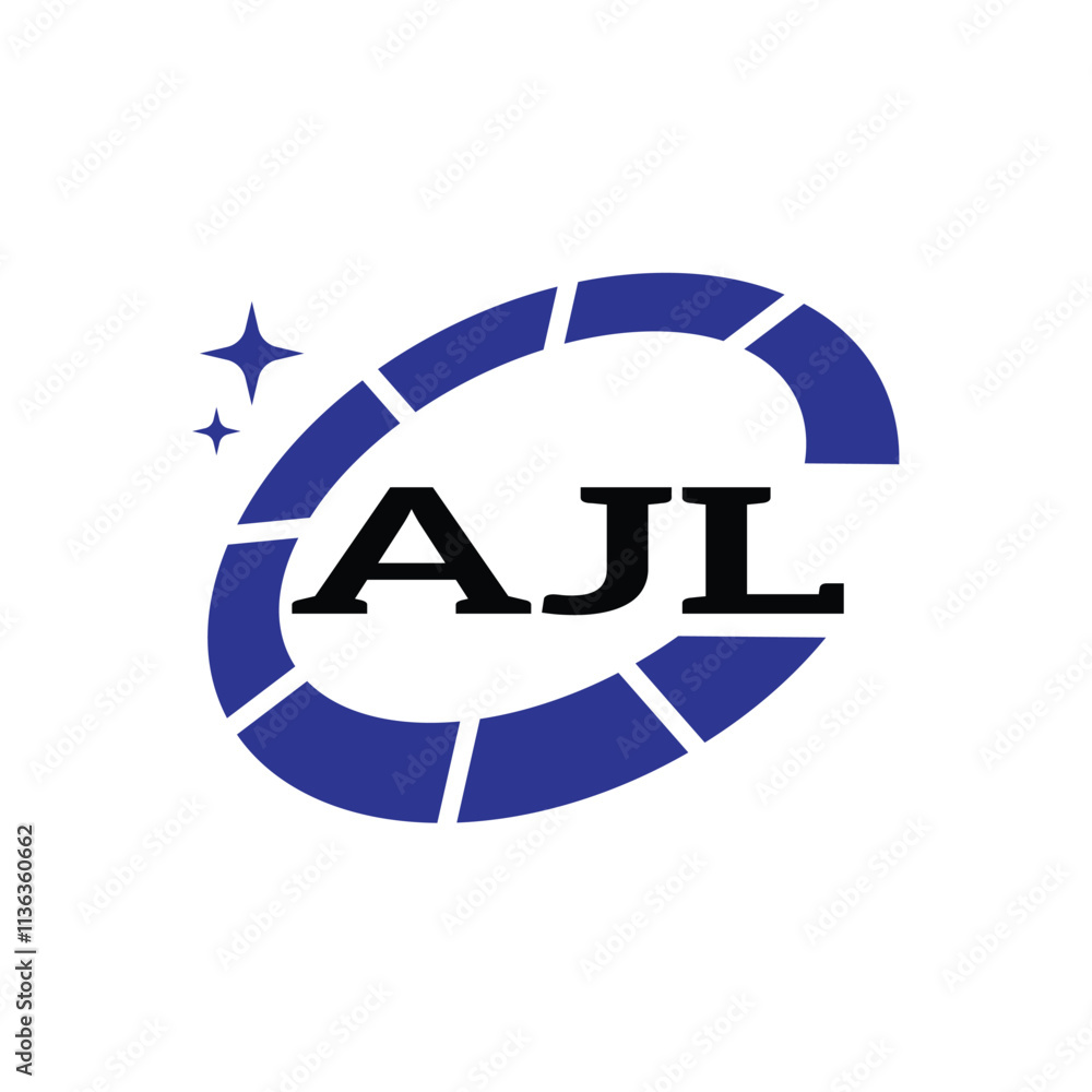 AJL Creative Circular Logo Design in Blue and Black for Corporate Branding and Technology, AJL Blue and Black Tech Logo with Circular Elements for Branding and Visual Identity, AJL LOGO, AJL vector lo AJL Creative Circular Logo Design in Blue and Black for Corporate Branding and Technology, AJL Blue and Black Tech Logo with Circular Elements for Branding and Visual Identity, AJL LOGO, AJL vector lo
