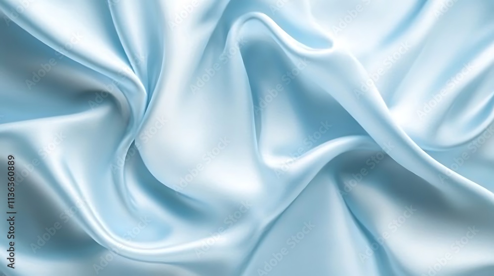 Fototapeta premium Light blue pastel tones blending into white