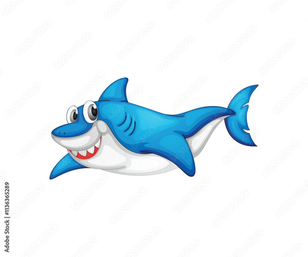 shark cartoon isolated shark cartoon isolated