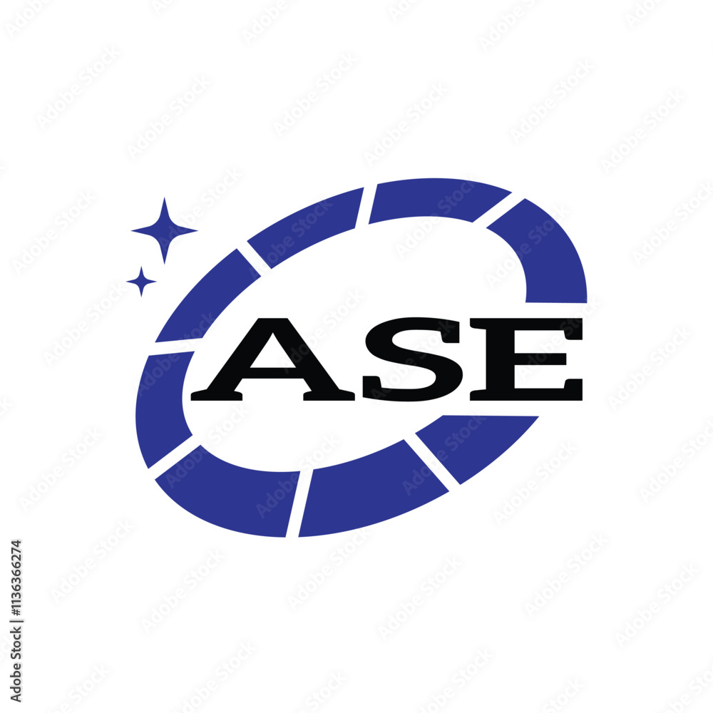 ASE Creative Circular Logo Design in Blue & Black for Corporate Branding and Technology, ASE Blue and Black Tech Logo with Circular Elements for Branding & Visual Identity, ASE LOGO, ASE vector logo, ASE Creative Circular Logo Design in Blue & Black for Corporate Branding and Technology, ASE Blue and Black Tech Logo with Circular Elements for Branding & Visual Identity, ASE LOGO, ASE vector logo,