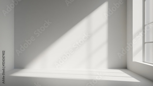 Soft white matte background with a slight shadow
