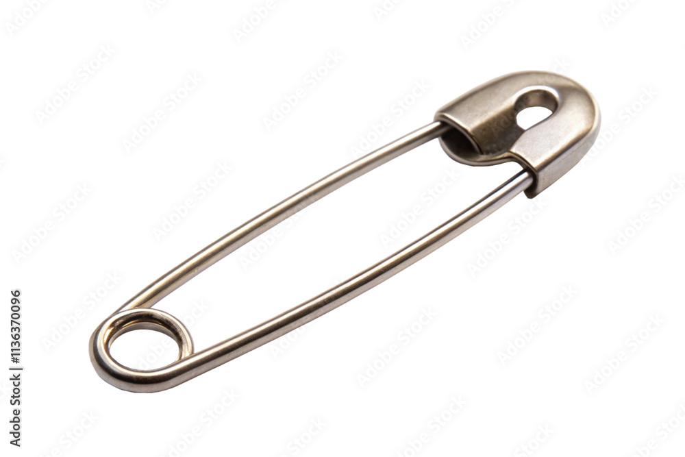 safety pin isolated on white background safety pin isolated on white background