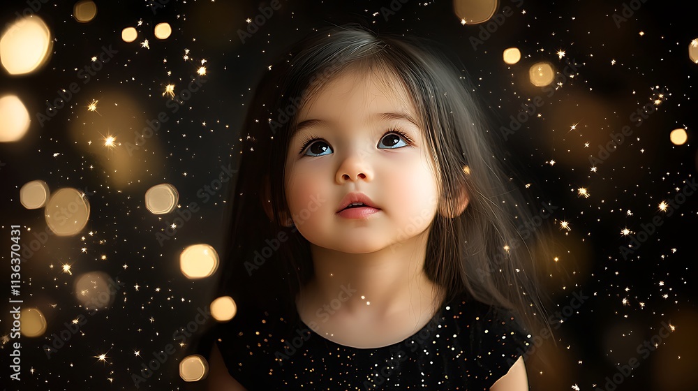 Radiant black with subtle glittering particles Radiant black with subtle glittering particles