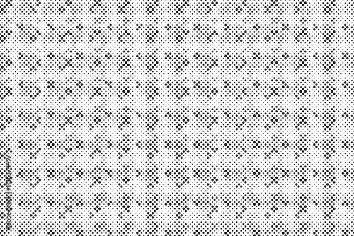 Abstract halftone dotted pattern. Dotted texture with fading effect. Black and white circle shade wallpaper. Grunge rough vector. Monochrome backdrop