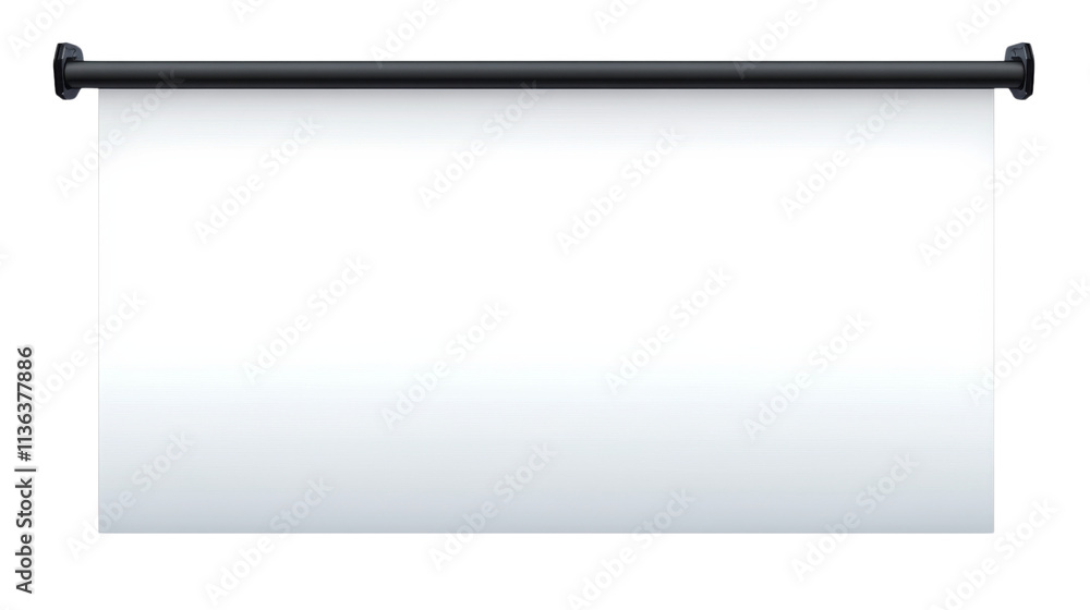 Roll up banner stand, isolated on transparent background Roll up banner stand, isolated on transparent background