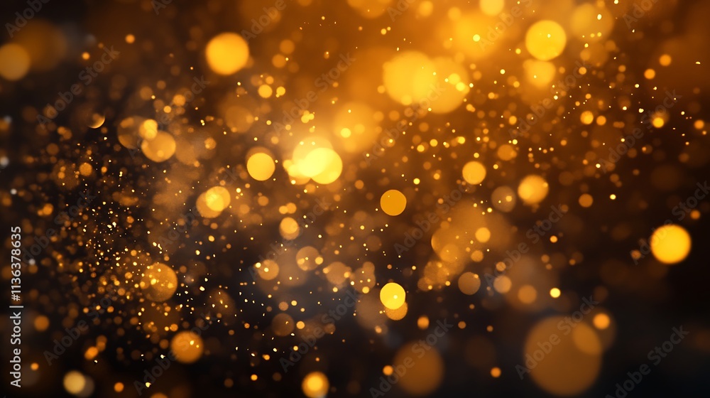 Elegant black and gold gradient with soft transitions Elegant black and gold gradient with soft transitions