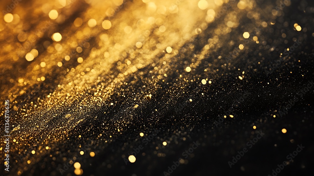 Elegant black and gold gradient with soft transitions