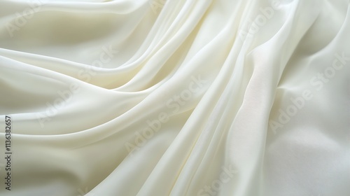 Wallpaper Mural Pastel ivory blending seamlessly into white Torontodigital.ca