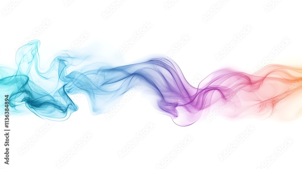 Smooth rainbow gradient fading into white Smooth rainbow gradient fading into white