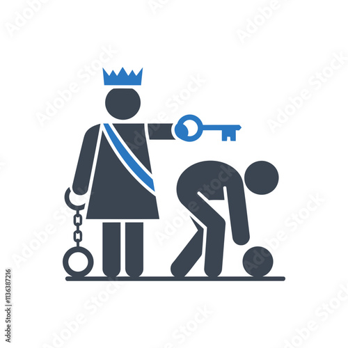 King and Prisoner Icon