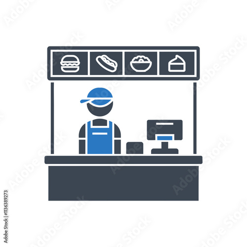 Food Counter Service Icon