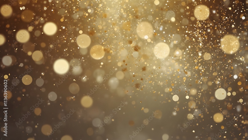 Golden, blurry circles and sparkles on a dark background.
Golden, blurry circles and sparkles on a dark background.