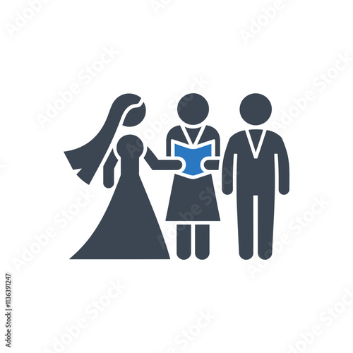 Couple Getting Married Icon