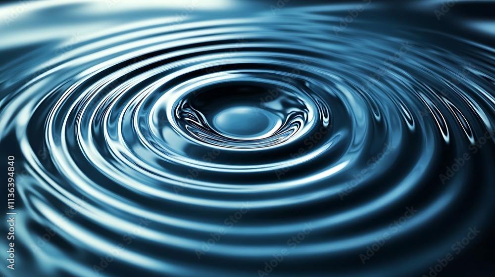 Blue and black swirling patterns with dynamic light reflections Blue and black swirling patterns with dynamic light reflections
