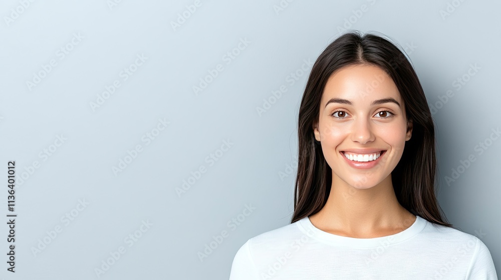 Beautiful woman glowing with joy while applying skin care cream for a radiant complexion in a minimalistic setting Beautiful woman glowing with joy while applying skin care cream for a radiant complexion in a minimalistic setting
