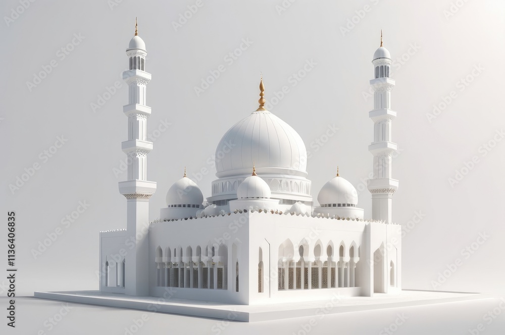 Obraz premium 3d rendering mosque