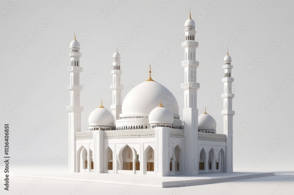 Fototapeta premium 3d rendering mosque
