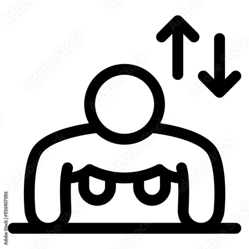 Push Up Icon