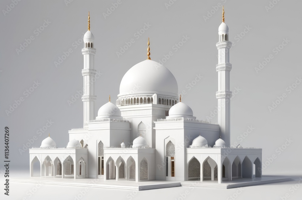 Obraz premium 3d rendering mosque