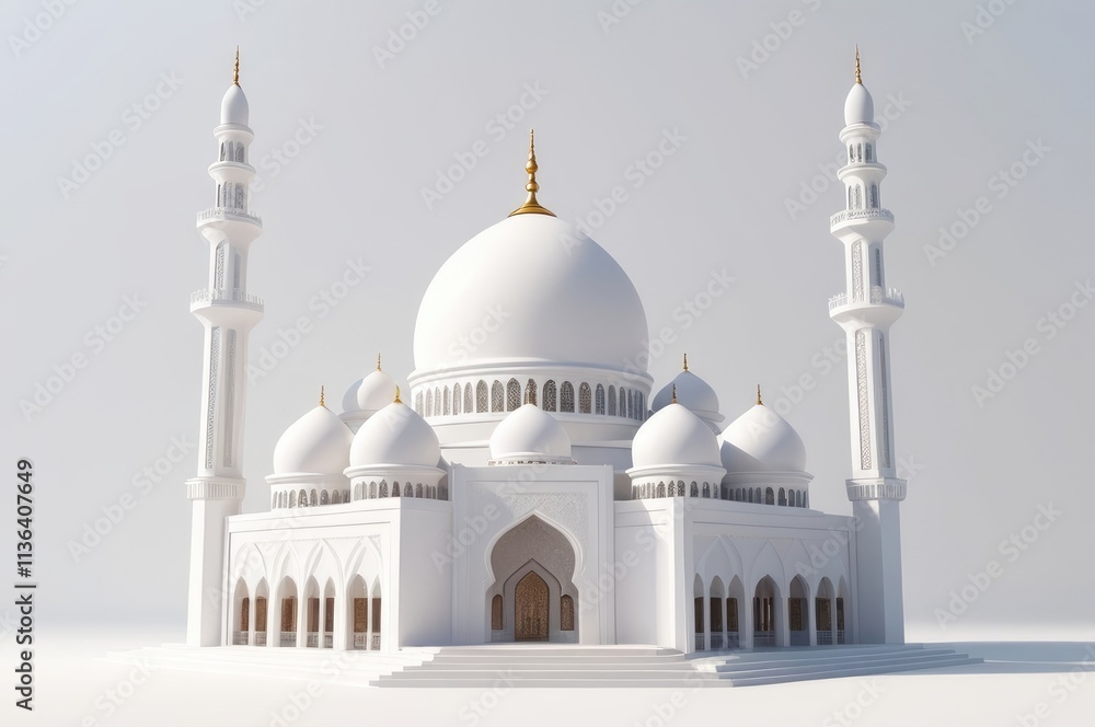 Obraz premium 3d rendering mosque
