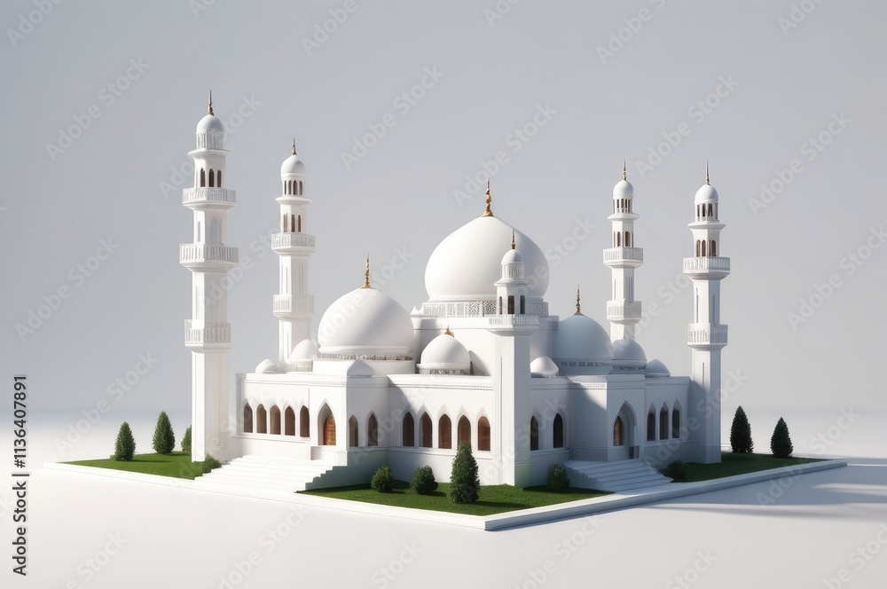 Obraz premium 3d rendering mosque