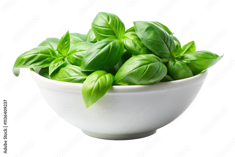 fresh basil leaves in a bowl fresh basil leaves in a bowl