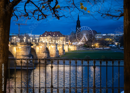 Wallpaper Mural Augustus Bridge - Dresden Torontodigital.ca