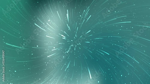 Ethereal Teal Background Featuring Luminescent Starburst Effects, Perfect for Digital Projects, Presentations, or Visual Design Inspiration