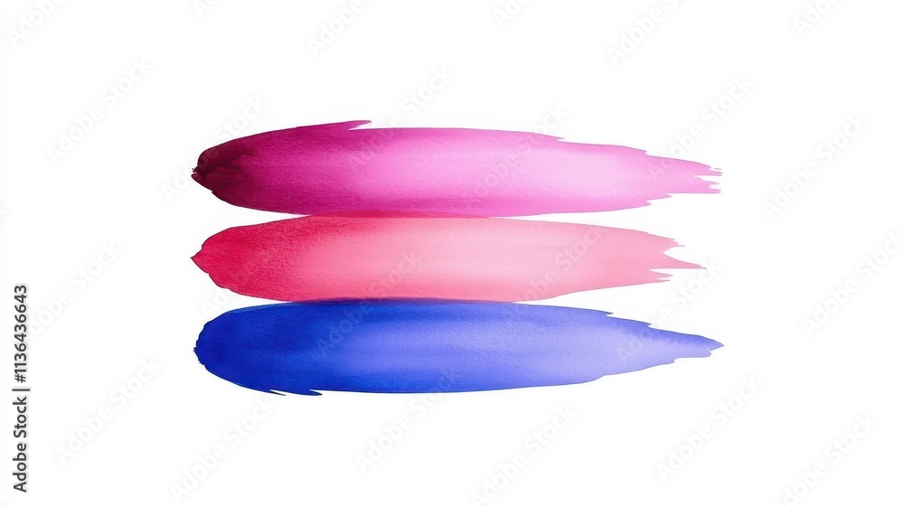 Vibrant brush strokes in pink and blue hues, ideal for creative design projects. Vibrant brush strokes in pink and blue hues, ideal for creative design projects.