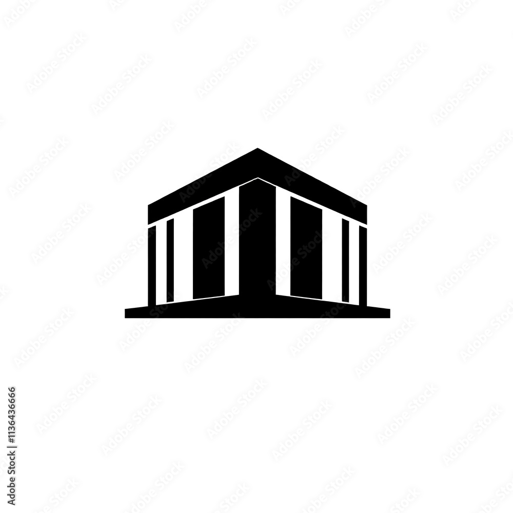 Iconic Building Icon Iconic Building Icon