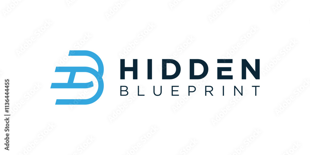 H and B letter combination logo, simple H and B logo H and B letter combination logo, simple H and B logo