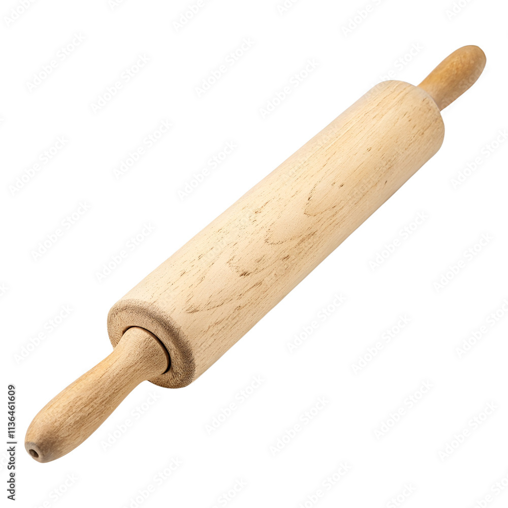 Rolling pin isolated on a transparent background Rolling pin isolated on a transparent background