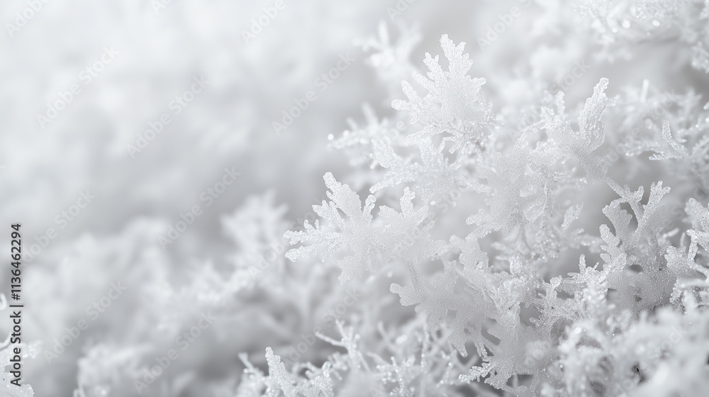 Close-up of delicate frost patterns on glass, macro photography of intricate ice crystals, winter background Close-up of delicate frost patterns on glass, macro photography of intricate ice crystals, winter background