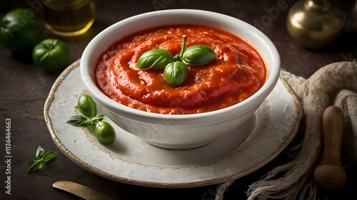 tomato soup with basil