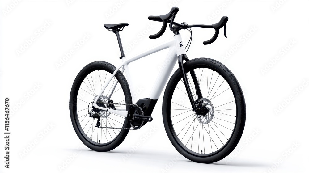 Fototapeta premium Modern Bike Rental Concept for Urban Exploration