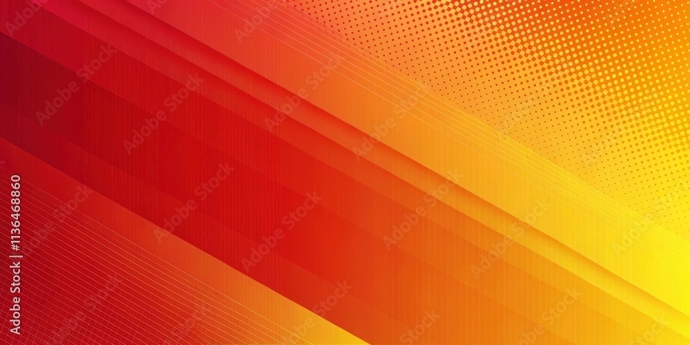 Fototapeta premium Abstract Diagonal Gradient Background with Red and Orange Hues and Dotted Texture