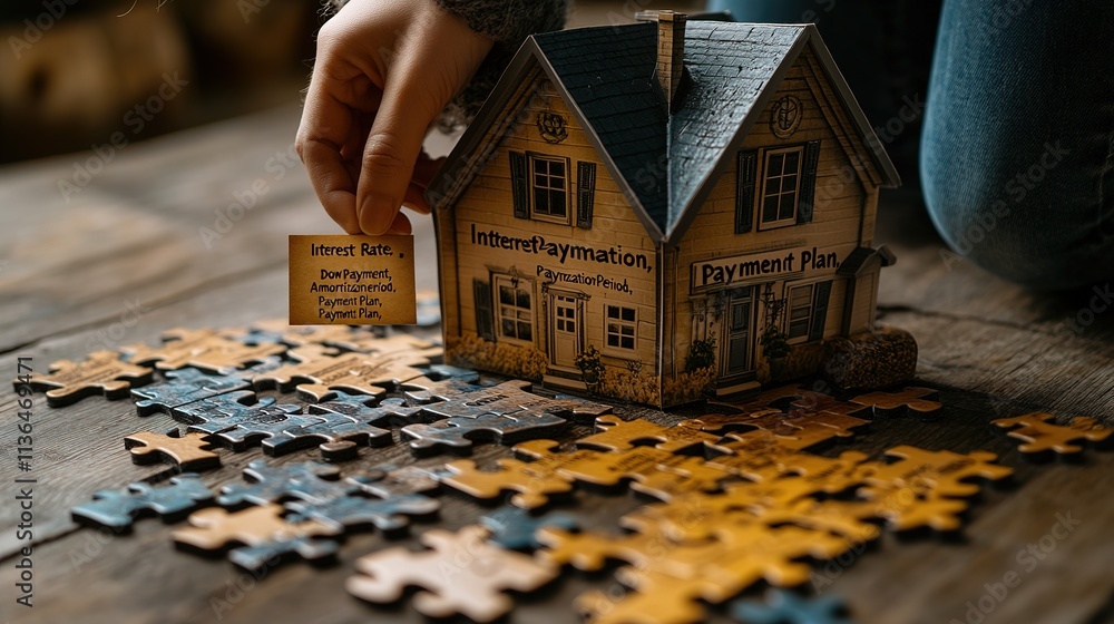 Obraz premium The Loan Puzzle