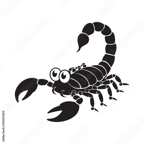 Scorpion iluustration logo vector template photo