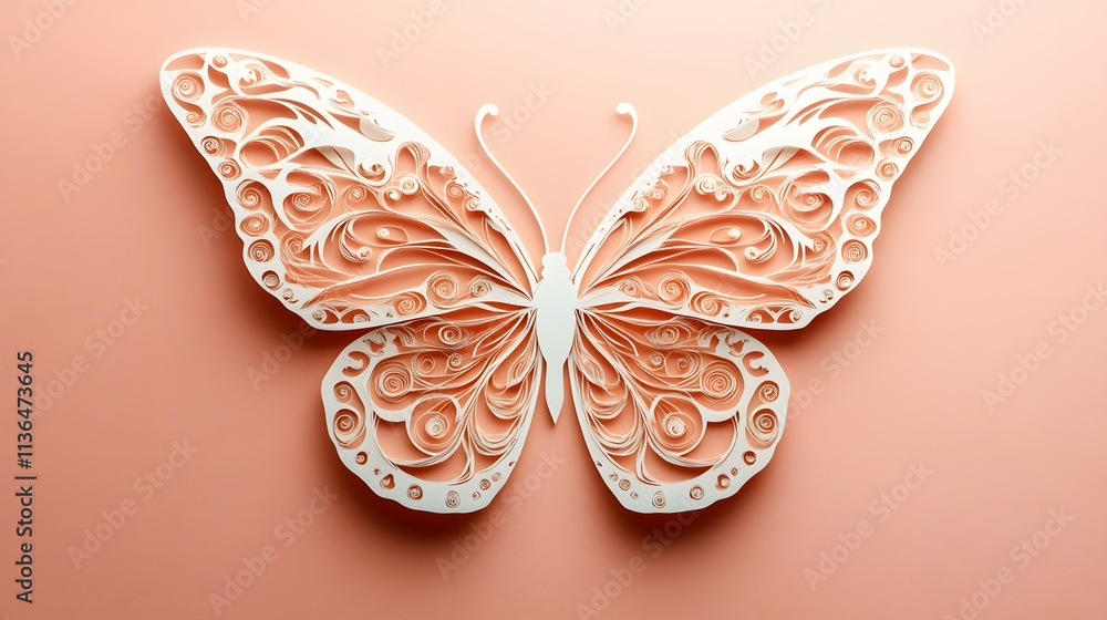 Butterfly Formed With Paper Cut Art, Abstract Image, Texture, Pattern Background, Wallpaper, Cover and Screen of Smartphone, PC, Laptop, 9:16 and 16:9 Format Butterfly Formed With Paper Cut Art, Abstract Image, Texture, Pattern Background, Wallpaper, Cover and Screen of Smartphone, PC, Laptop, 9:16 and 16:9 Format