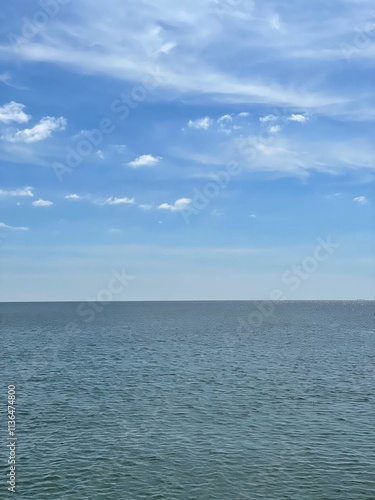 blue sky and sea