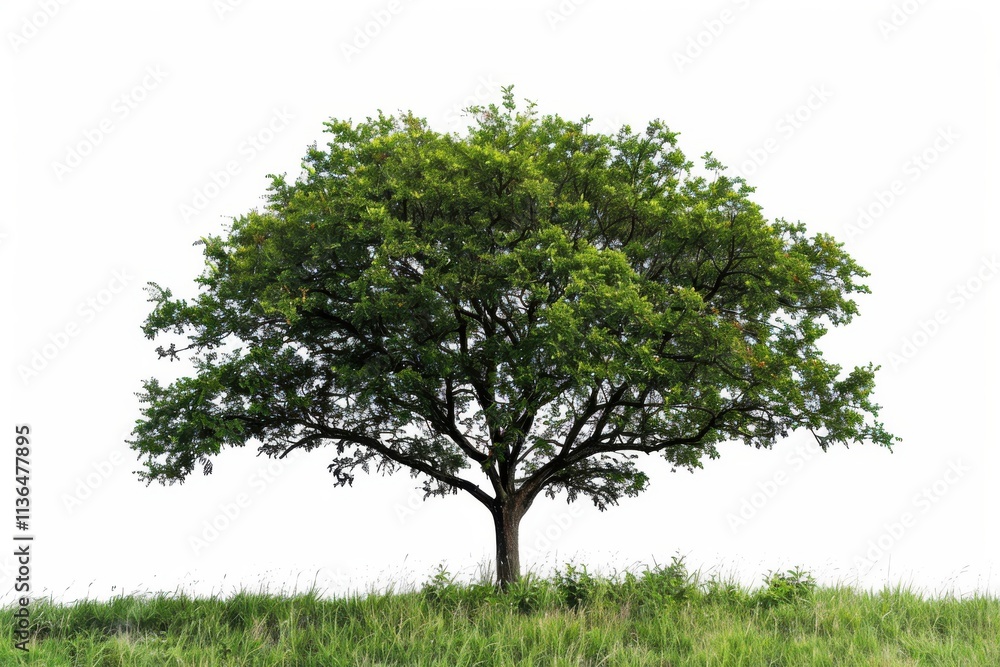 Isolated tree and plant on white background nature photography minimalist view Isolated tree and plant on white background nature photography minimalist view