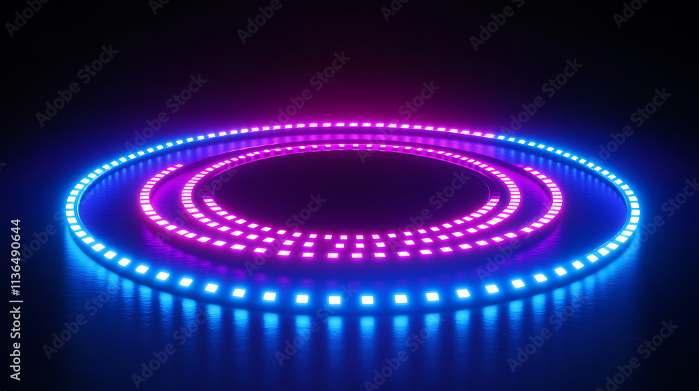 abstract background with glowing circles abstract background with glowing circles