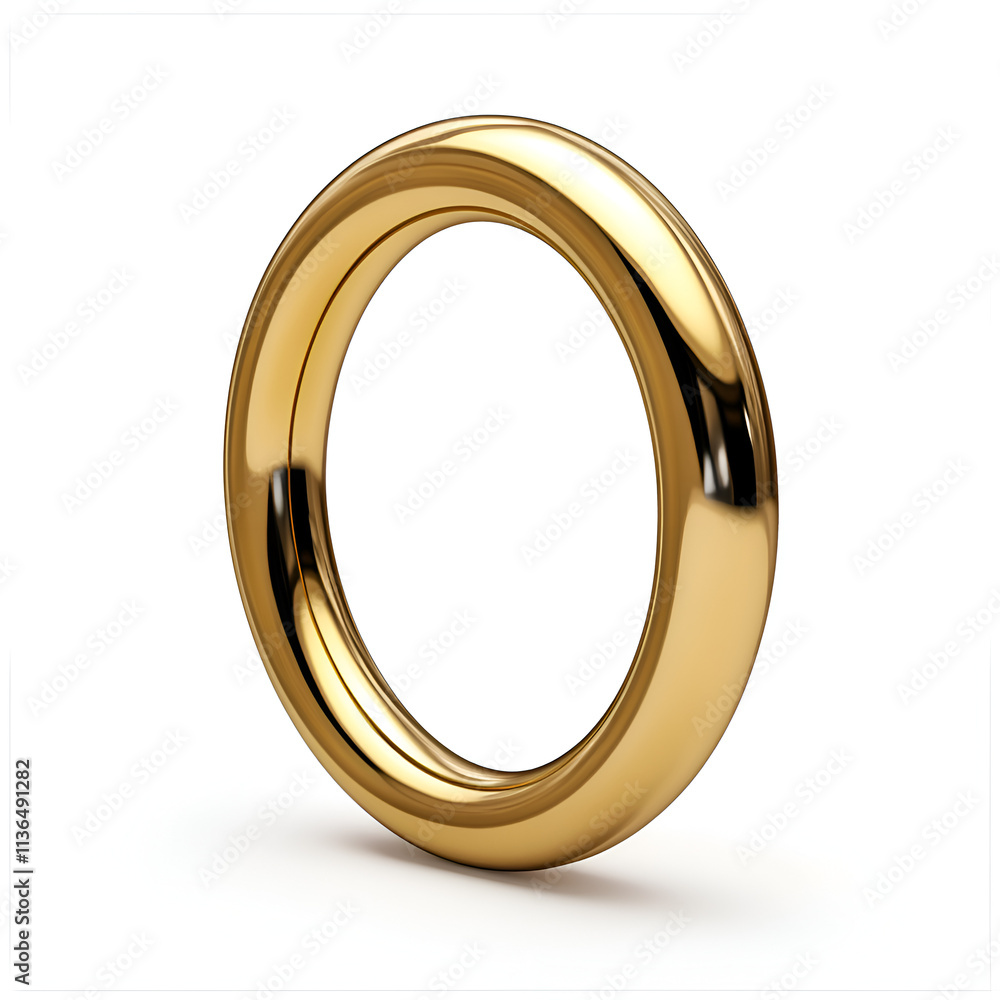 A shiny gold ring displayed against a plain background, emphasizing its smooth, reflective surface. A shiny gold ring displayed against a plain background, emphasizing its smooth, reflective surface.