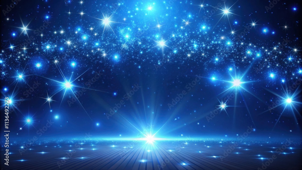 Celestial Horizon A radiant, ethereal scene of shimmering stars and bright light beams emanating from a luminous central point, creating a captivating cosmic landscape. Celestial Horizon A radiant, ethereal scene of shimmering stars and bright light beams emanating from a luminous central point, creating a captivating cosmic landscape.