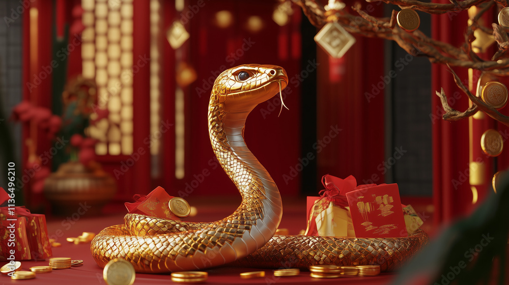 Snake new year asia concept Snake new year asia concept