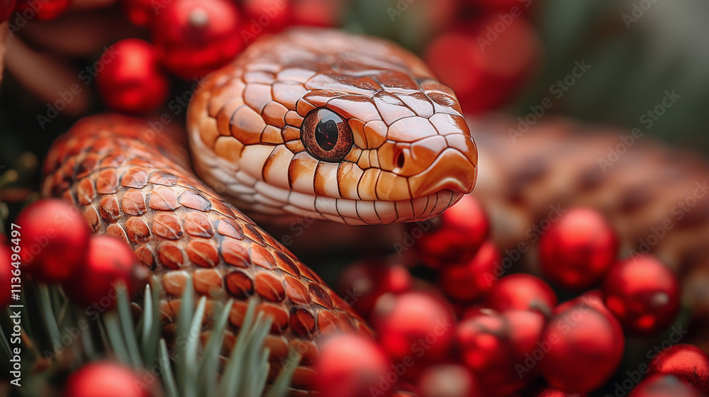 New year 2025 snake concept New year 2025 snake concept