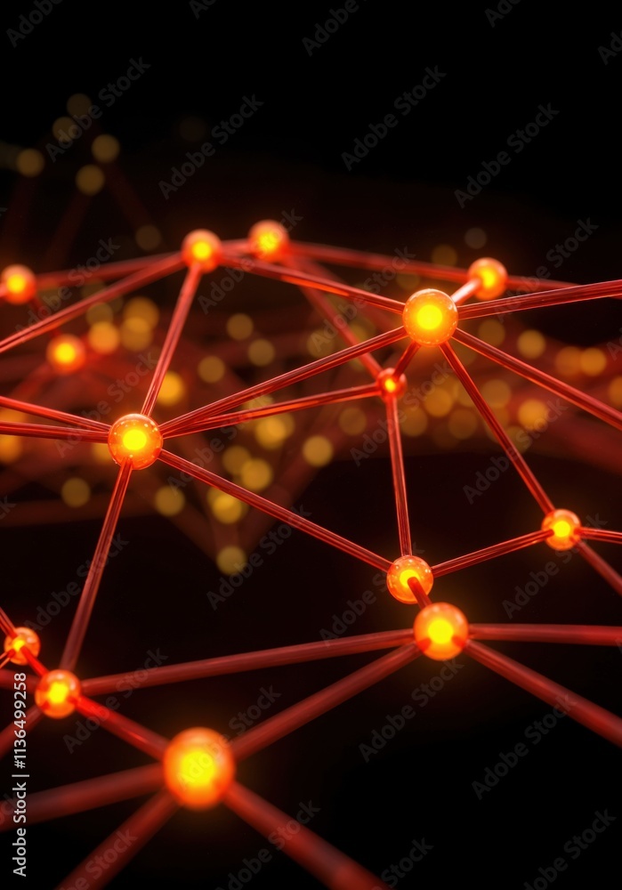 Abstract Neural Network Connections Abstract Neural Network Connections