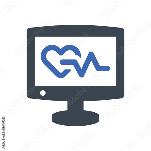 Computer diagnostic icon