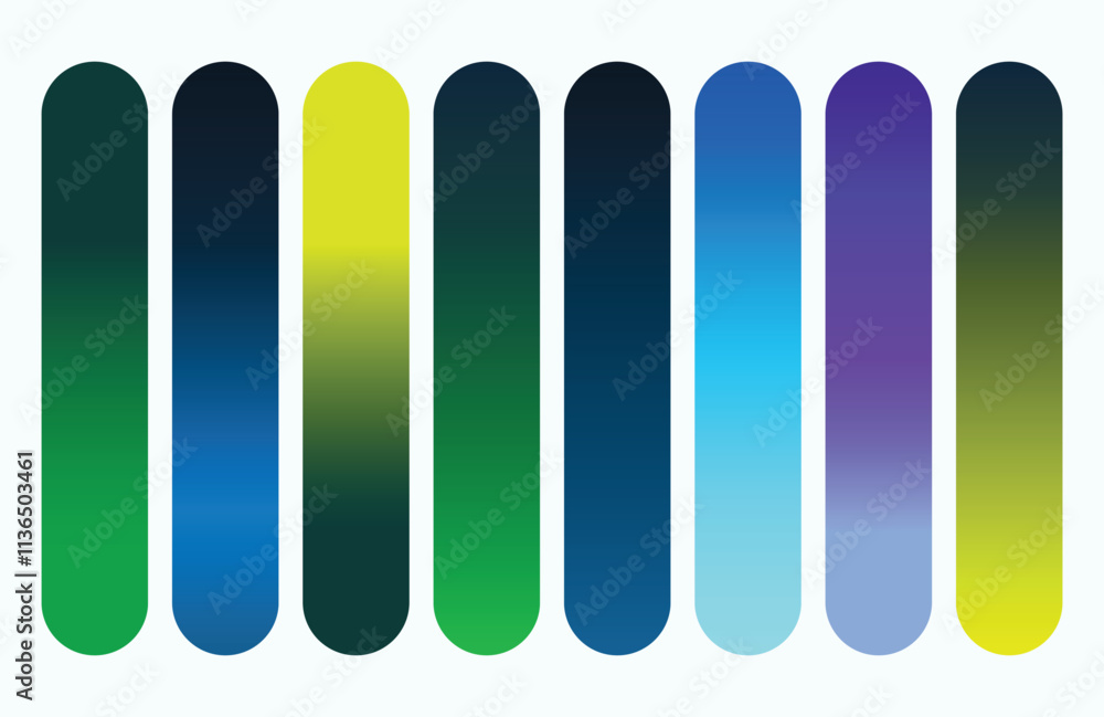 Bright vibrant set of gradients background Bright vibrant set of gradients background