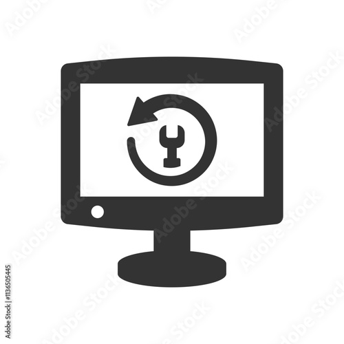 Computer restore icon